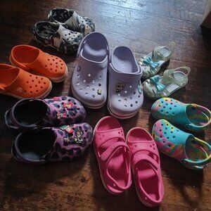 Small Lot 7 pair of CROCS sizes 4-11
